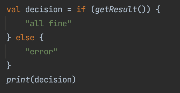 If statement in Kotlin