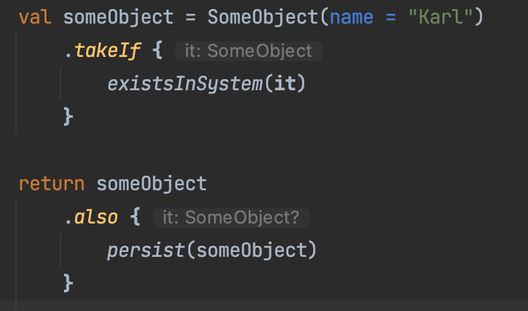 Scope functions in Kotlin